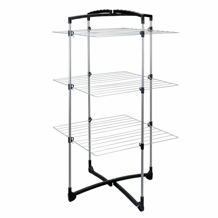 Tomado Metaltex Droogtoren Fortino 3 25M 69x64x134 cm Zilver